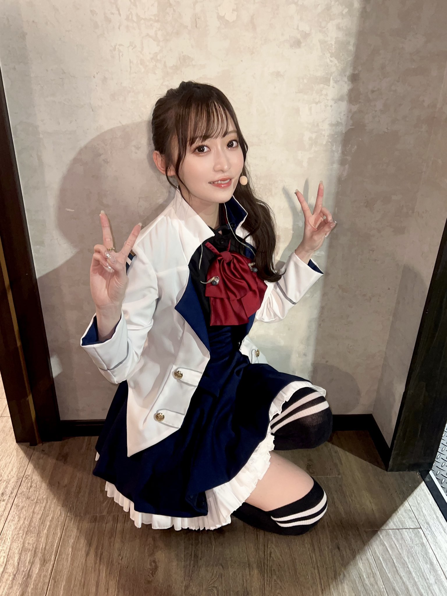 石飛恵里花　石飛全身派タペストリー　カフェ衣装 石飛恵里花 石飛全身派タペストリー カフェ衣装