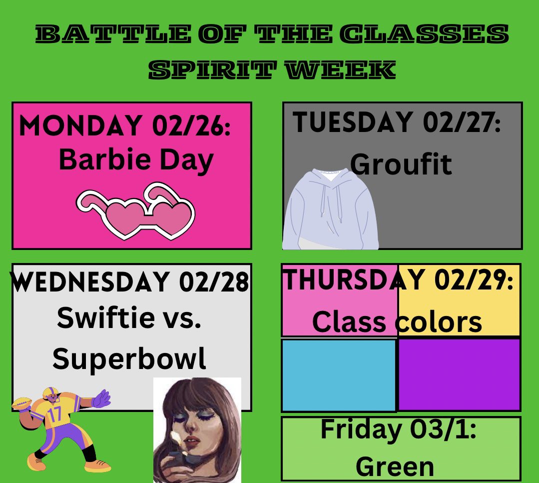 BOTC Spirit Week 💚💚