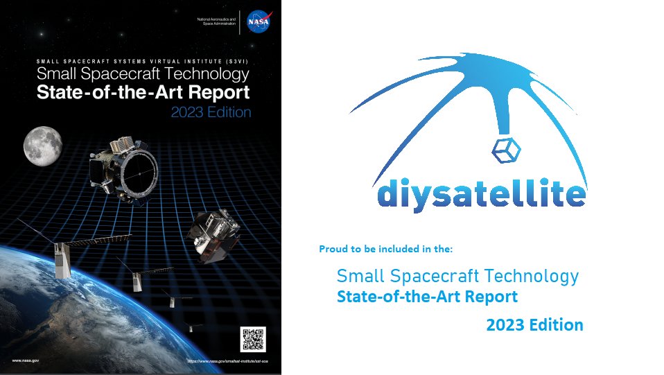 Excited to announce that #DIYSATELLITE made it into the prestigious #NASA Small Spacecraft Technology State-of-the-art Report for 2023! 🚀🛰️ #SpaceTech #Innovation #pocketqube #launch