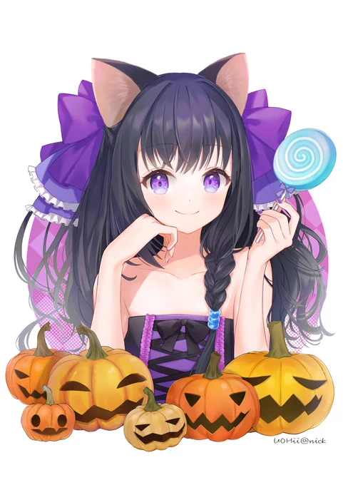 #うちの子に関する質問にうちの子本人が答える よく描く子ですが、いまだに名前決まっていない子(^^;なんかあれば答えマッスル 