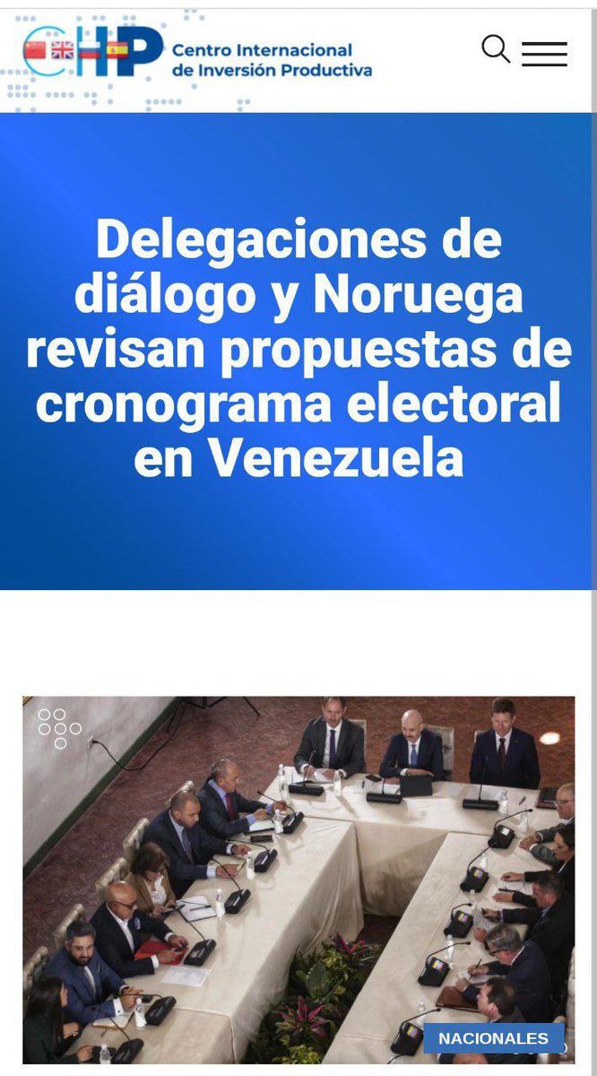 Extrema derecha y Ejecutivo venezolano discutieron propuestas del cronograma comicial, con presencia de Noruega
El presidente de la Asamblea Nacional, <a href="/Asamblea_Ven/">Asamblea Nacional 🇻🇪</a>, Jorge Rodríguez,  <a href="/jorgerpsuv/">Jorge Rodríguez</a>, ratificó la responsabilidad de todas las partes de respetar la Constitución de