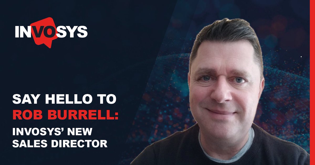 In October 2023, we welcomed Rob Burrell as Invosys’ new #SalesDirector!

We took a deep dive into Rob’s background running #SalesTeams, what made him the perfect fit for Invosys and how he’s making his mark in this new role.

Get to know Rob: bit.ly/49tzE0D.