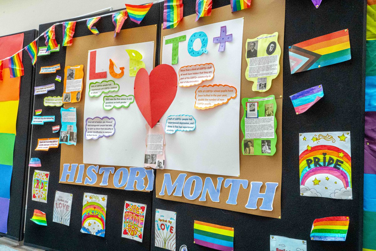 It may be nearing the end of LGBT+ History Month but there's still time to check out our display in The Street 🌈 #LGBTplusHM #UnderTheScope #LoveOurColleges