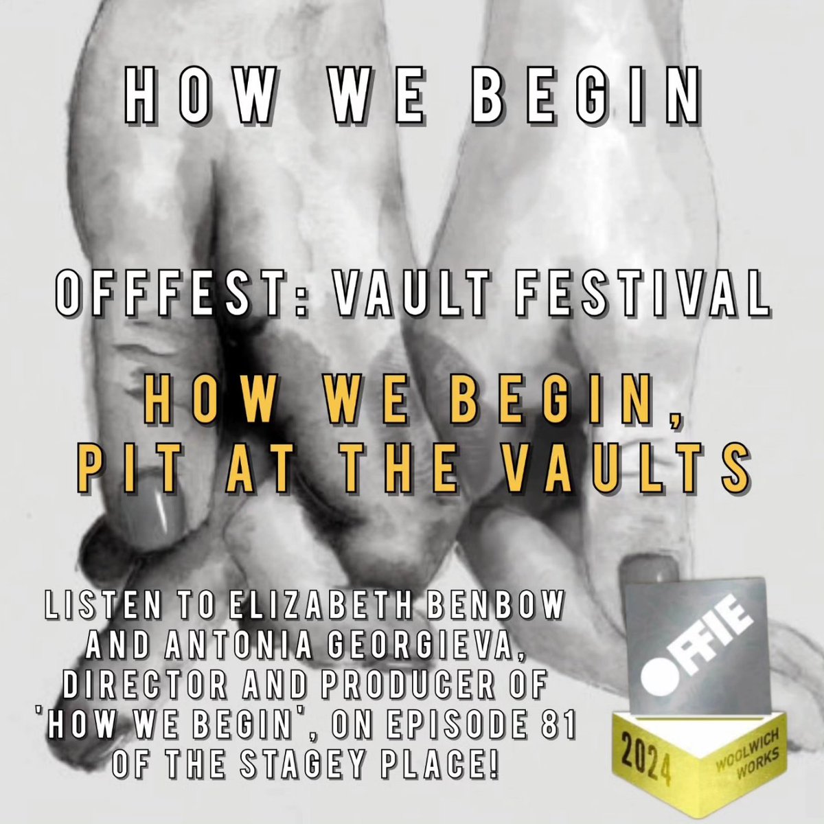 🏆 HOW WE BEGIN 🏆 OffFest: Vault Festival (@wearevault_) - How We Begin (@how_begin) Listen to Elizabeth Benbow (@ElizBenbow) and Antonia Georgieva (@AntoniaCreates), the Director and Producer of 'How We Begin' on the 🎙️ here: open.spotify.com/episode/6BtDgT… (7/8)