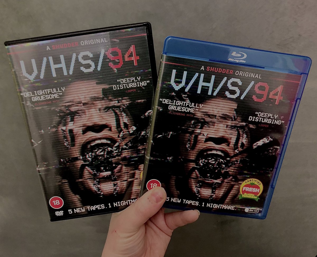 After a mysterious VHS tape is found , a police swat team raids a remote warehouse … what will they discover …. #VHS94 📼📸🩸🔪