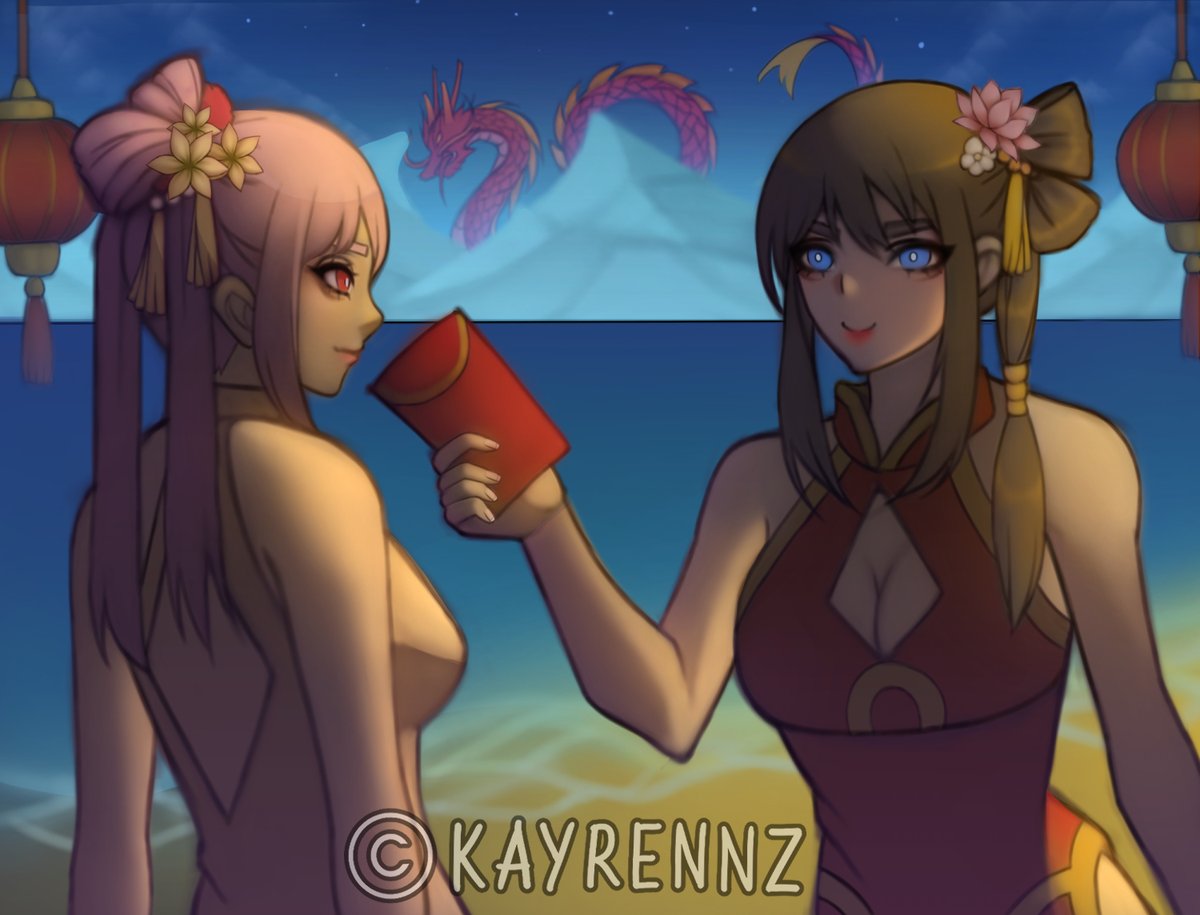 My Two OC's Celebrating Late Lunar New Year 2024
#OC #LunarNewYear