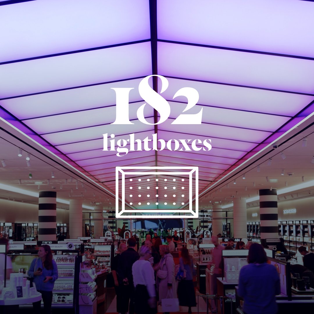 Problem-solving to create bespoke solutions for challenging concepts, is what we do. @Sephora Paris' colour-changing apex ceiling canopy made up of 182 LED lightboxes capable of multiple animations is a perfect example. Discover more: unibox.co.uk/projects/sepho…