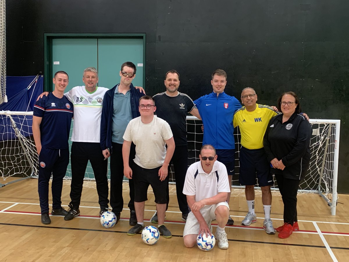 Next Monday we have our next Sight Loss Soccer session. ⚽️

📅Monday 4th March
📍Aldershot Garrison Sports Centre
🕧17:30-18:30

Come join our free community football sessions that are OPEN TO ALL!

#TheShots #community

@HampshireFA  | @Open_Sight