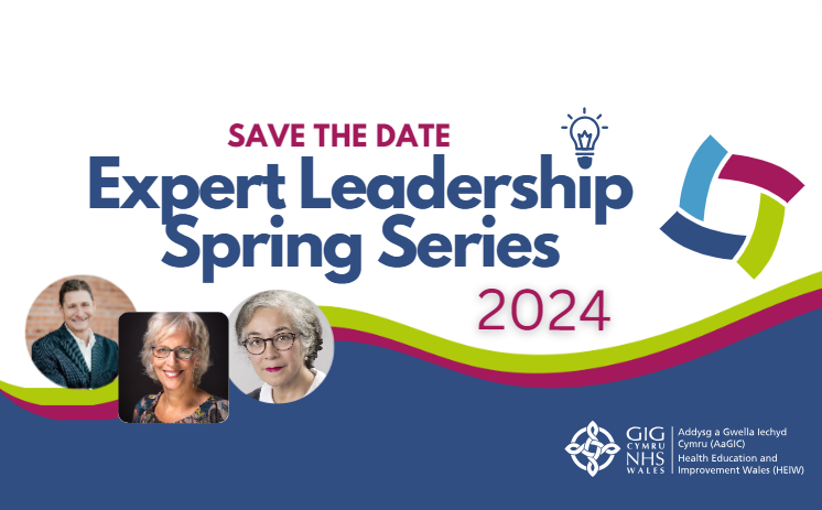 (1/4) 📢Calling all #NHSleaders #NHSprofessionals in #NHSWales

Join us for the 2024 Expert Leadership Spring Series where prominent leads in the field of compassionate and systems leadership will share their specialist knowledge, experiences and expertise.