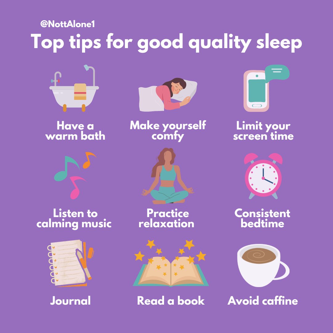 💤Today is World Sleep Day 💤 🧠Good quality sleep is essential for your physical and mental health 💪 Here are some top tips to share with a child or young person to help improve their sleep ⤵️ #WorldSleepDay