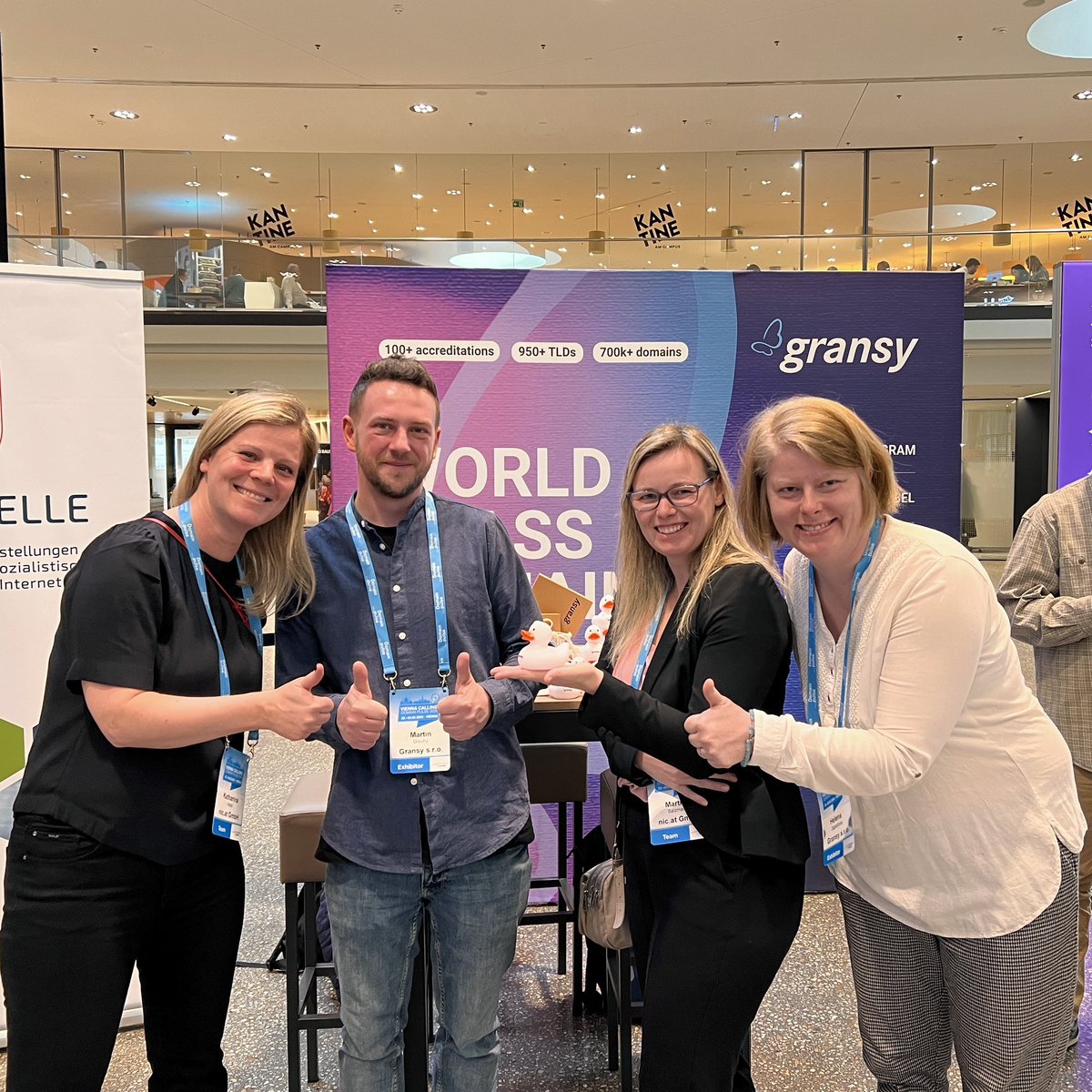 Gransy_sro's tweet image. We had a great time at #DomainPulse in Vienna! Thanks to the organisers!
It was a wonderful opportunity to showcase our expertise and engage with industry leaders. 
We hope our insightful conversations will lead to exciting future partnerships.
#domainpulse2024