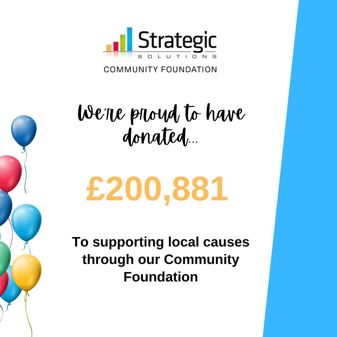 🎉Our Community Foundation has officially surpassed £200,000 in donations to local charities! 

Over 5 years, we've supported 92 organisations along the south coast. 

Our commitment to giving back is stronger than ever, Learn more 👉ssfs.co.uk/community/