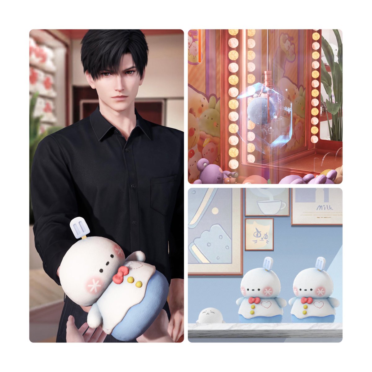 ほほえみスノーマン、先生とってくれた！ やった〜！🥳🥳🥳 これで