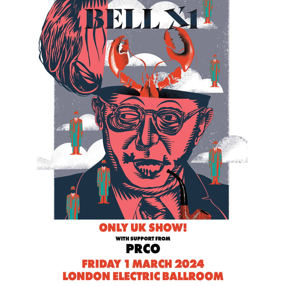 📷Show Update - Support Announcement📷 PRCO will be joining @BellX1 this Fri, 1st of March 2024. Get your tickets via the link below: electricballroom.seetickets.com/event/bell-x1/…