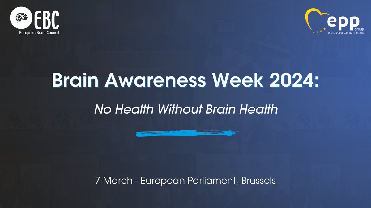 🔴 Last call for registration - EBC's Brain Awareness Week 2024 Event On February 28, registration will close for those who do not have an European Parliament badge. If you wish to join us in the @Europarl_EN on March 7, you can still register here: crm.braincouncil.eu/civicrm/event/…