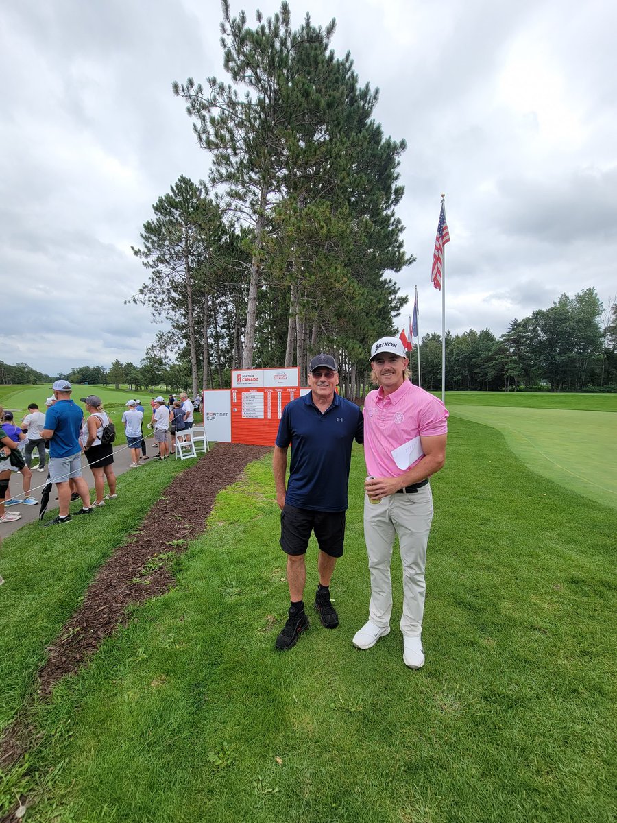 Barry99051268's tweet photo. @PGATOUR @knapptime_LTD CONGRATULATIONS  🎊  JAKE KNAPP TIME ⛳️ ON YOUR PGA WIN. IT WAS  GREAT TO MEET YOU IN BRAINERD 2 YEARS AGO. WITH YOUR WIN OF THE PGA CANADA TOUR  2022.  AND TO WITNESS YOUR HOLE IN ONE ON 17 THERE ALSO. WALKED THE FINAL  ROUND  WITH YOUR MOM AND DAD THAT DAY. WELL DONE  BEAR 🐻 https://t.co/c7YW66WgDm