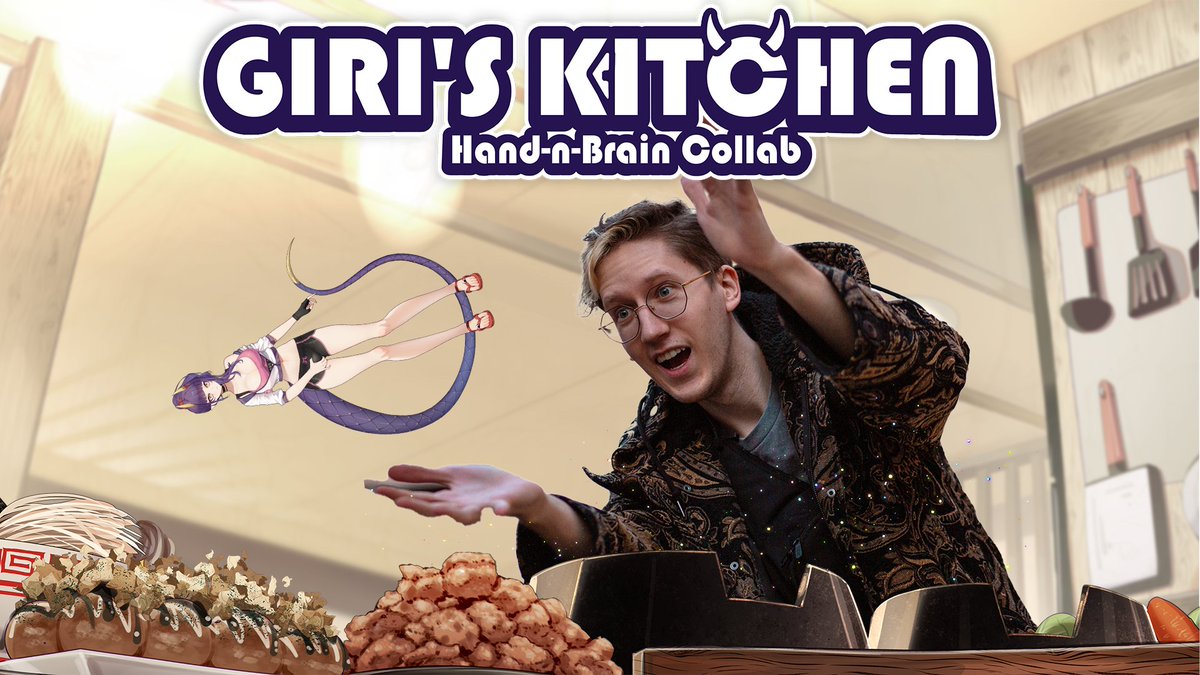 🫰Hand N' Brain🧠 If he thought editting my VODs were chaotic, wait until he gets a taste of it live 😈 Cooking Collab Start: 9pm JST!