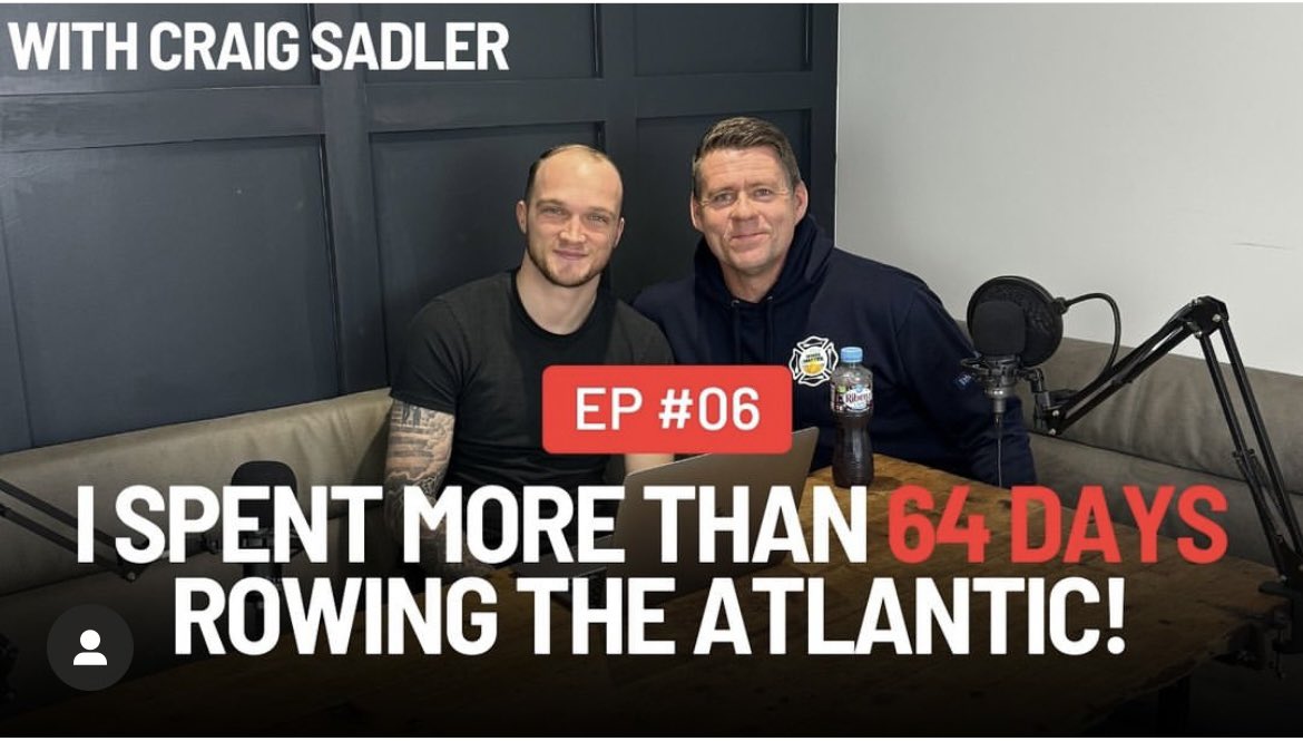 I was invited into the studio to do my first ever podcast with George Carnell.

George is an amazing guy who is brutally honest about his own struggles.

If my podcast lifts or inspires just one person then our job is done! <a href="/mindsmatterarc/">Minds Matter: Atlantic Rowing Challenge Team</a> 

youtu.be/DPAGYvPo8WU?si…