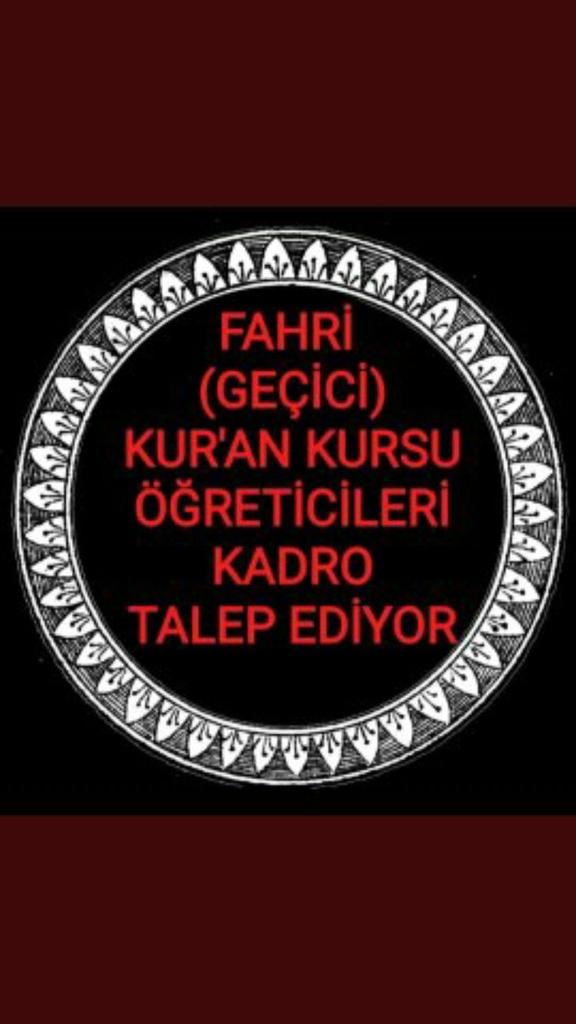 #MilletinAdamı 🇹🇷
Cumhurbaşkanımız Sn.Recep Tayyip Erdoğan

Her kesime verilen  #KADRO müjdesni
#DİYANET FAHRİ (Geçici) ÖĞRETİCİLER de hak edyor

FAHRİ HOCALARIMIZI MAĞDUR etmeyin✅
#AKPARTİ
#CumhurunReisi70yaşında 
#RecepTayyipErdoğan
#iyikidoğdunreis

<a href="/RTErdogan/">Recep Tayyip Erdoğan</a>
<a href="/isikhanvedat/">Prof. Dr. Vedat Işıkhan</a>