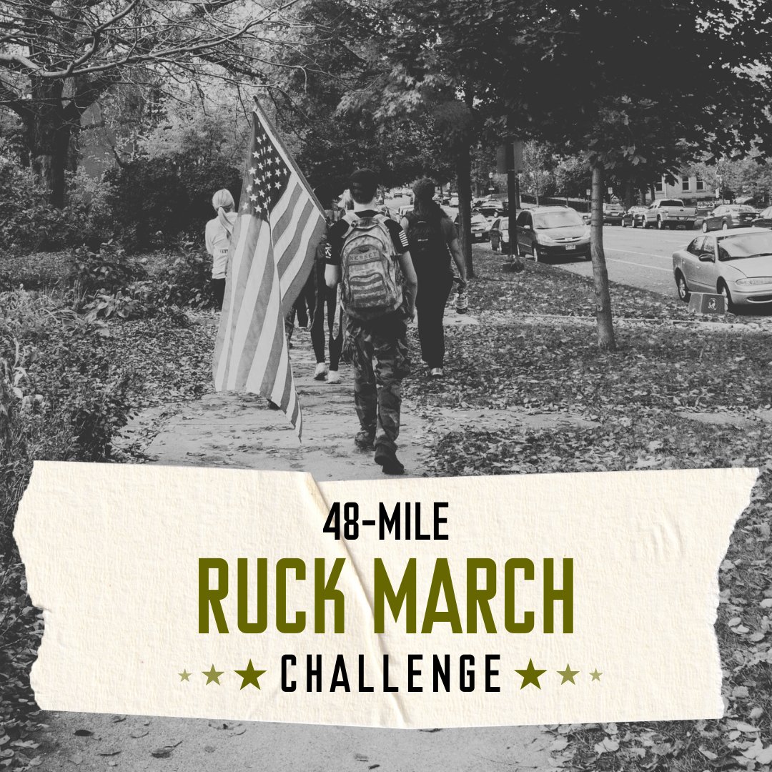 Mission22's tweet photo. March's #48MileRuckMarchChallenge begins THIS Friday! If you haven't made your teams or signed up, what are you waiting for?!
Sign up here: https://t.co/xbs9ZNLsc8
#Mission22 #M22 #MarChallenge #RuckChallenge #48MileRuckMarch #VeteranWellness #FundraisersForVets https://t.co/nE6zdtctJK