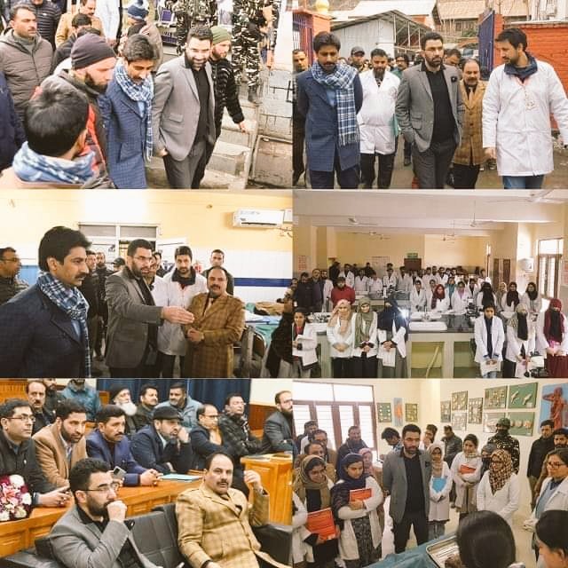 Health & Medical Education Department J&K (@healthmedicale1) on Twitter photo 26 Feb. Secretary Health and Medical Education,J&K Dr. Syed Abid Rasheed Shah, today visited Government Medical College (GMC), Anantnag and Rehmat Aalam Hospital, and MCCH.
Assesses healthcare services, seeks feedback from patients
<a href="/SyedAbidShah/">Syed Abid Rasheed Shah</a> <a href="/MoHFW_INDIA/">Ministry of Health</a> 26 Feb. Secretary Health and Medical Education,J&K Dr. Syed Abid Rasheed Shah, today visited Government Medical College (GMC), Anantnag and Rehmat Aalam Hospital, and MCCH.
Assesses healthcare services, seeks feedback from patients
<a href="/SyedAbidShah/">Syed Abid Rasheed Shah</a> <a href="/MoHFW_INDIA/">Ministry of Health</a>