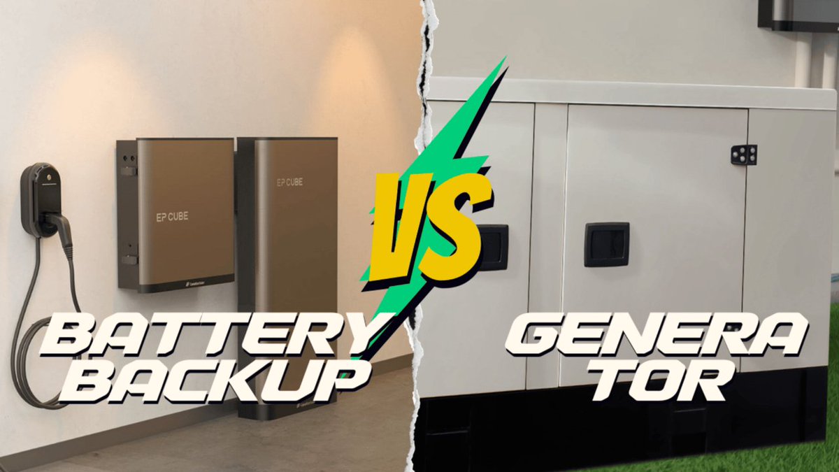 EPCube's tweet image. In this article, we explore key aspects like cost, installation, maintenance, lifespan, reliability, and more to help you make an informed choice for your backup power needs.
👉epcube.com/en-US/blog/sol…
#BackupPower #HomePowerSolution #BatteryBackup #Generator #PowerOutage #EPcube