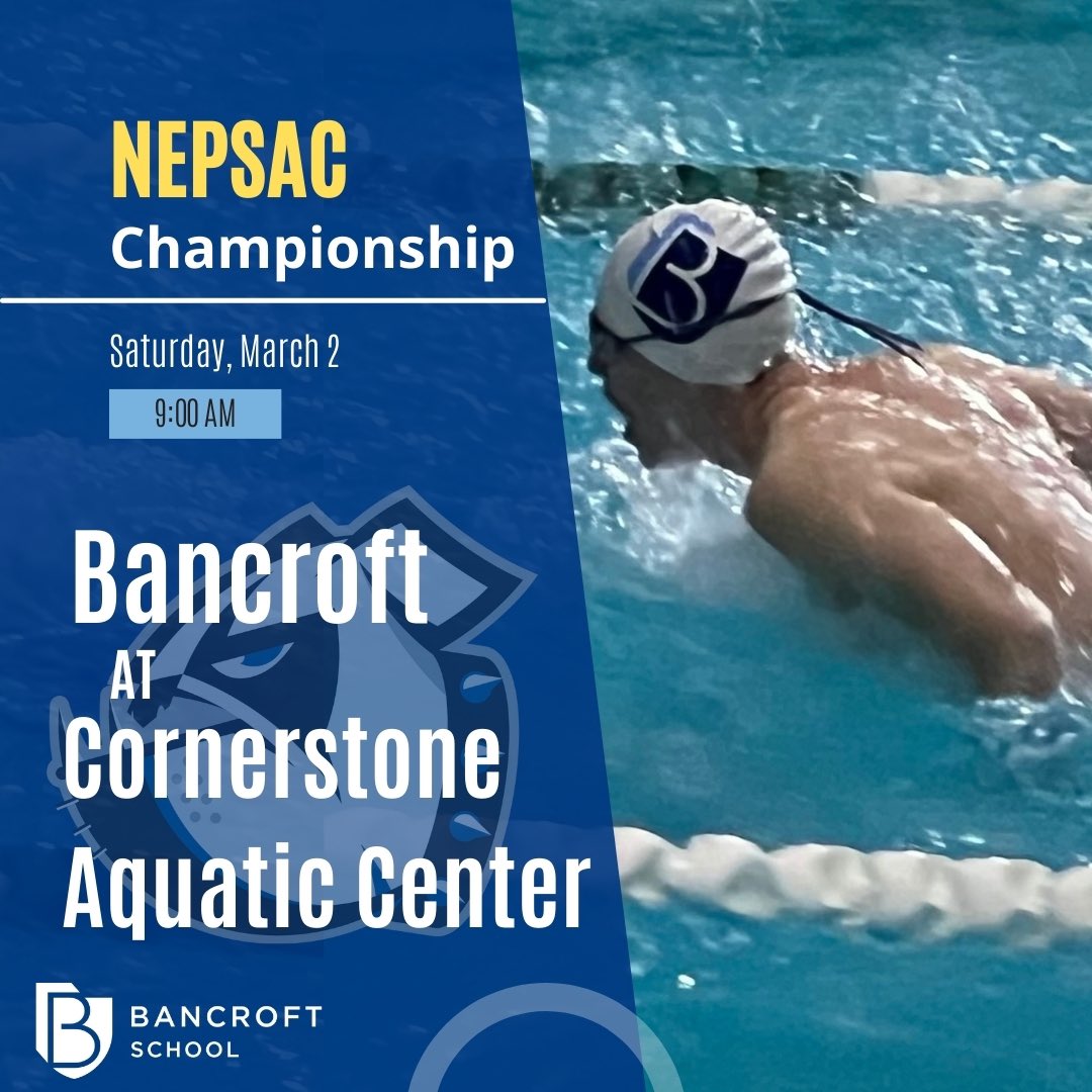 🏊‍♂️VSWIM: Good luck to our swimmers as they head to West Hartford on Saturday for the @NEPSAC Championships❕ 🏆🏅🐾

#OnePack #BulldogNation 

@BancroftSchool