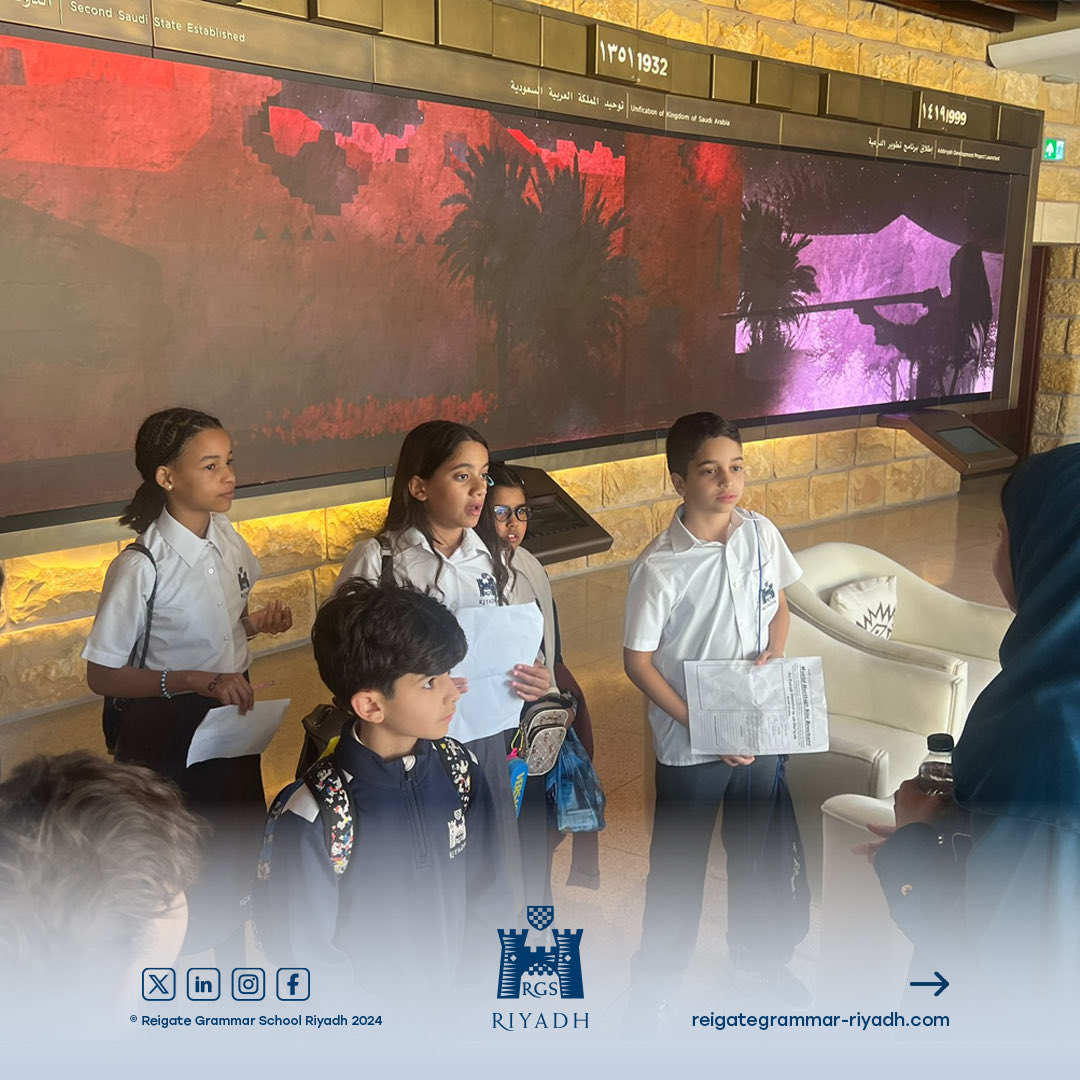 Year 6 were left mesmerized today on their trip to the historic district of At-Turaif in Diriyah. They explored the first Palaces of the Saudi Royal Family and gained an insight into what life was like in the original capital city of Saudi Arabia.