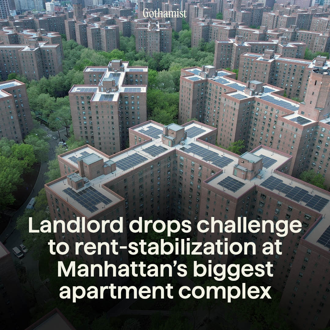 Roughly 11,200 apartments at Manhattan’s Stuyvesant Town-Peter Cooper Village complex will remain permanently rent-stabilized after the landlord dropped its attempts to overturn a landmark court ruling on Saturday.

Read more: bit.ly/42Vj5bz