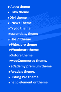 will customize WordPress theme

Hi,
I'm Shumaya. I'm a professional WordPress and Woocommerce developer. I have been working in this sector for last 3 years. I can customize any type of theme.
Thank you.

MY SERVICE INCLUDES: Theme Customization