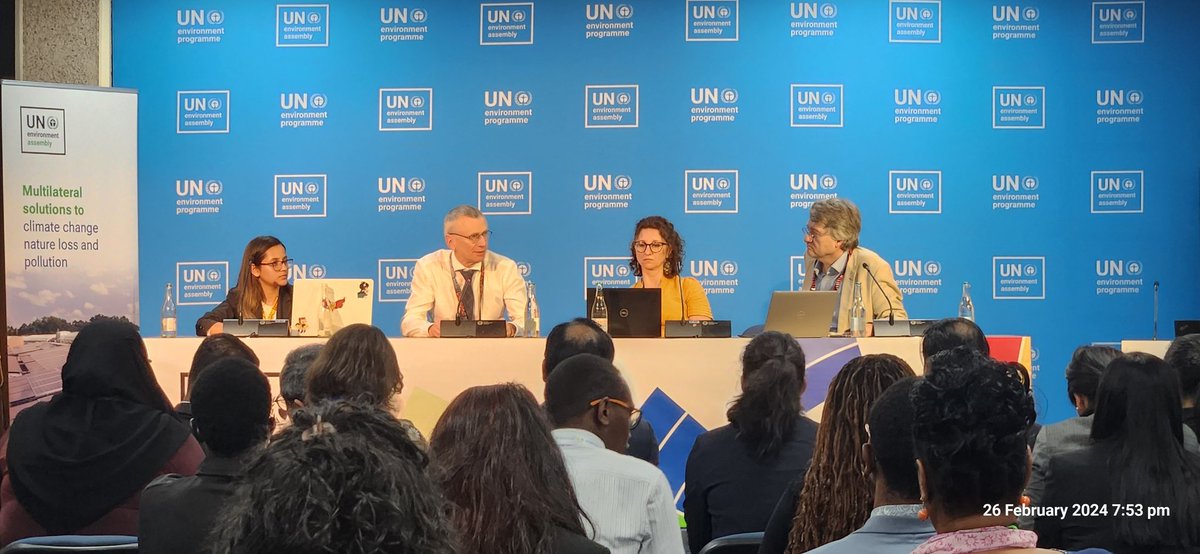 Packed and engaging side event on Making Nitrogen Visible through #SDGs on first day of #UNEA6! COBSEA Nutrient Reduction Strategy also being developed... @UNEP @FAO @UNEP_COBSEA @UNEP_CEP @UNBiodiversity @MarkNitrogen #BeatNitrogenPollution @NutrChallenge @LeticiaUNEP