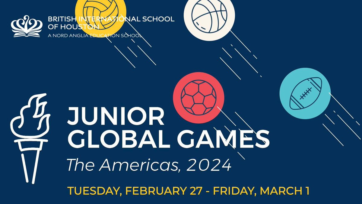 BISHouston's tweet image. Countdown has begun! Two more days before we host the #NAEJuniorGlobalGames 2024 at #BISHouston! #NordAngliaEducation #GlobalConnectedness #NAETheAmericas #FamilyofSchools #CreateYourFuture