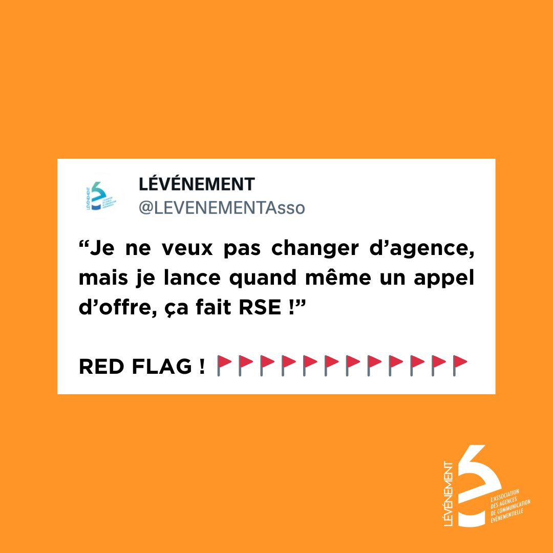 Croire que lancer un appel d’offres est forcément une pratique responsable, c’est un 🚩𝗥𝗘𝗗 𝗙𝗟𝗔𝗚 🚩!
👇
Découvrez l’ensemble de nos recommandations pour une relation clients / agences à forte valeur ajoutée dans notre guide LESSENTIEL ⏬ bit.ly/3SR2lxD