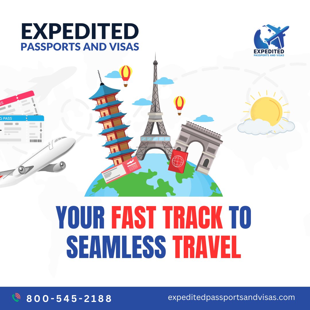 rushpassports's tweet image. Expedited Passports and Visas: Your fast track to seamless travel. #ExpeditedPassports #FastVisas #TravelDocuments #HassleFreeTravel #AdventureReady