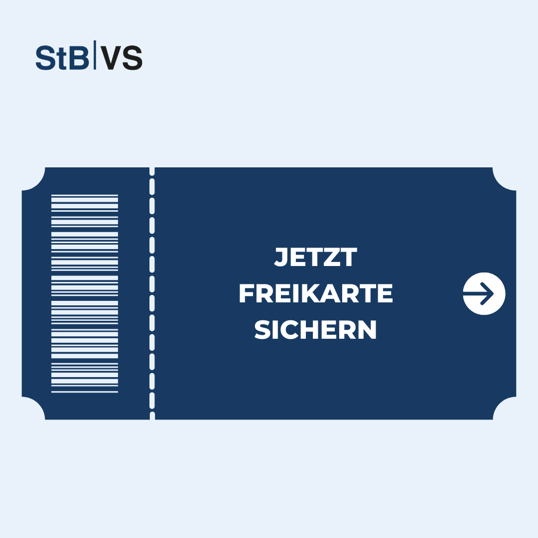 StBVS's tweet photo. Sichern Sie sich jetzt Freikarten für die StB Expo in München!

#PremiumPartner #StBExpo #Messe #München #StBVS #Freikarten https://t.co/Vb3dLumO9r