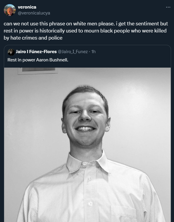 HarrisonKrank's tweet image. Even when you burn yourself alive for left wing ideology, it isn't enough for the far left