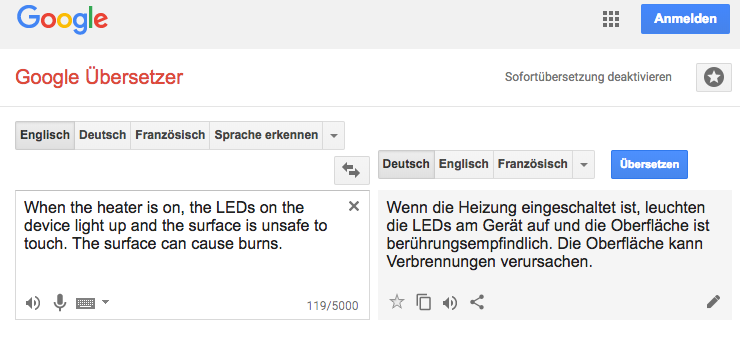 Denkst du daran, deine #Ads mit Google Translate ins Deutsche zu übersetzen? 🥸 Denk nochmal nach!   

Kulturelle Nuancen sind wichtig, und eine schlechte #Übersetzung kann nicht nur dem Unternehmen schaden sondern auch totaler Blödsinn sein!

#b2b #marketing #DACH