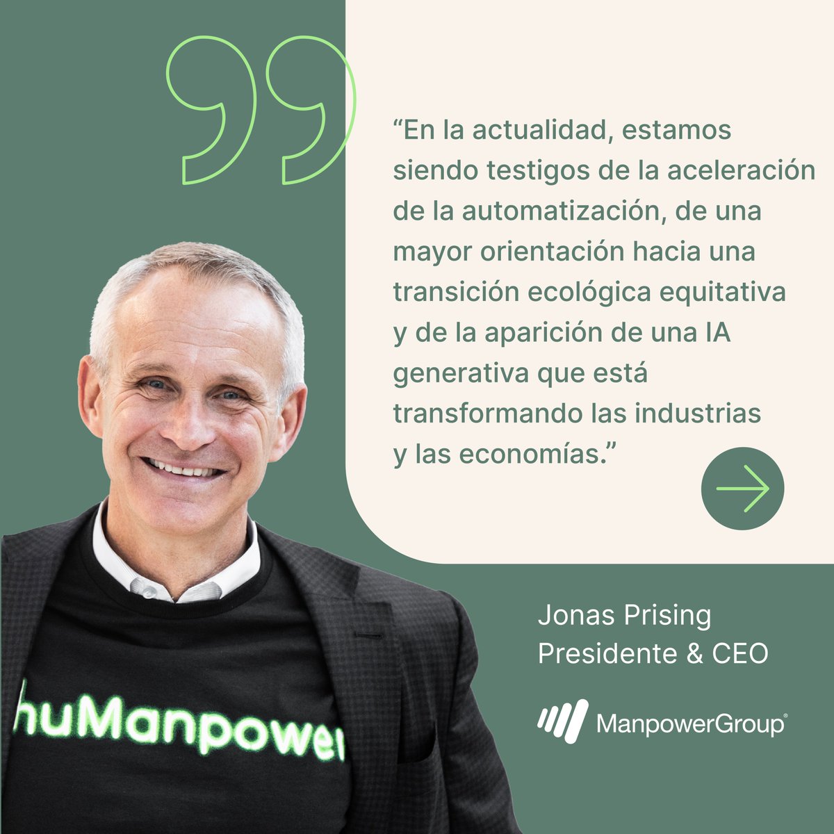 ¡Seguimos #TrabajandoParaCambiarElMundo! 🌎

🌿 Descubre nuestras acciones y compromisos con las personas y el planeta en nuestro más reciente informe #ESG: blog.manpowergroup.com.mx/manpowergroup/…

#ManpowerGroupMX