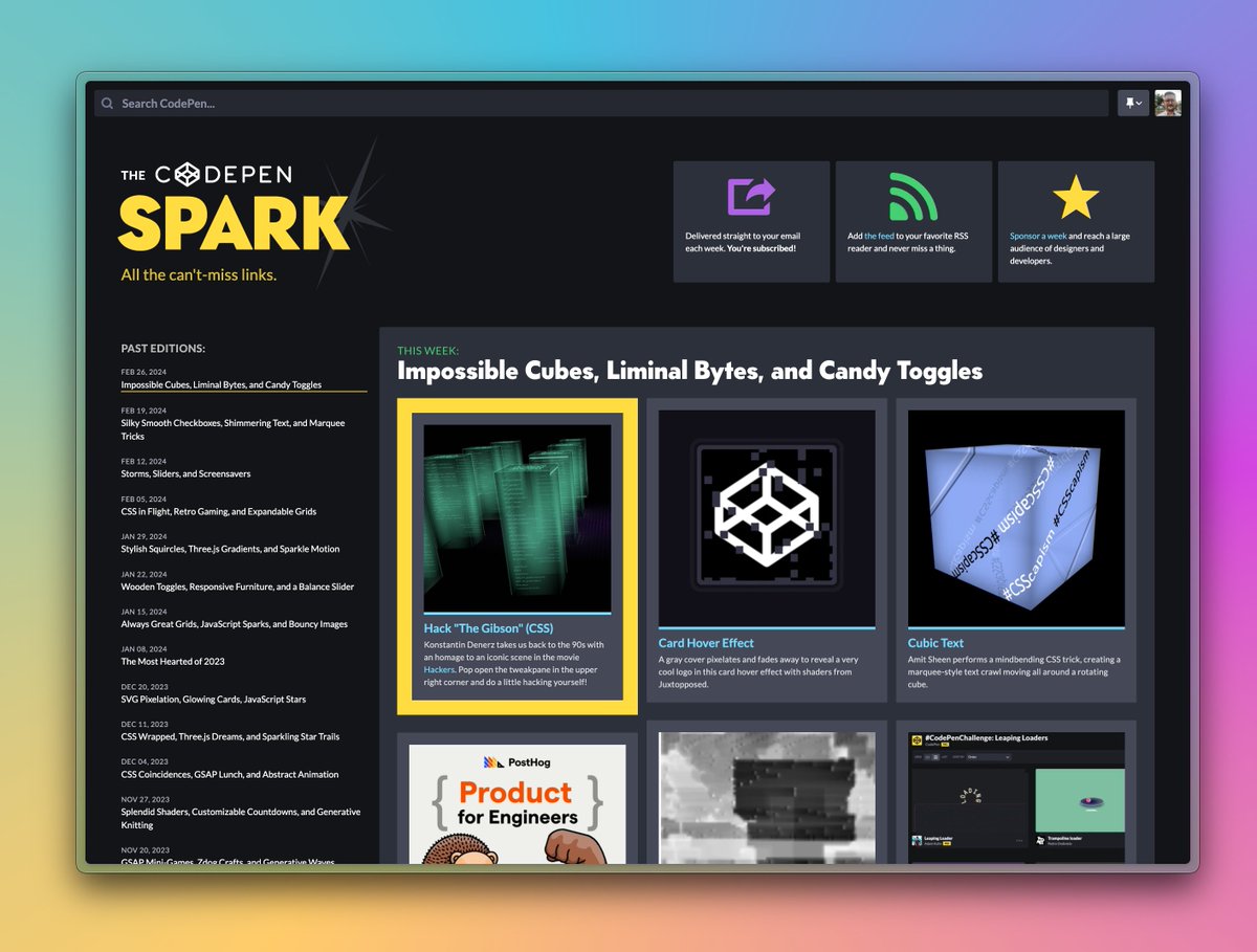 kdenerz's tweet photo. How exciting! My @CodePen has been featured on the Spark list again! Thanks! 🤩

#css #webdev #hacktheplanet #hackers1995 #hackersmovie #codepen #webdevelopment #retro https://t.co/D3ztVTSeEX