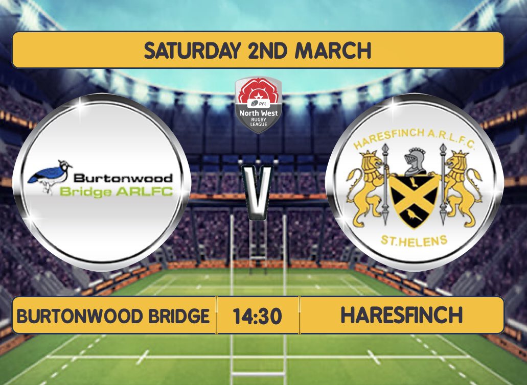 This week the lads start their 2024 season when they make the short journey to <a href="/BwoodBridgeRFL/">Burtonwood Bridge ARLFC</a> for the First round of Cup 🏆
