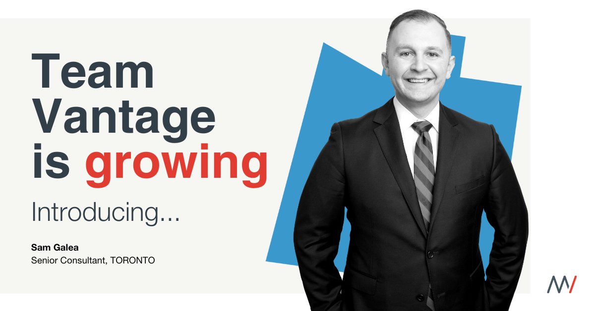 Welcome to #TeamVantage, @SamAGalea! Sam joins us from Queen’s Park, where he served as a Senior Issues Manager in the Premier’s Office. Prior to that, he served in a wide-range of communications roles on Parliament Hill, helping to craft narratives and advising decision-makers.