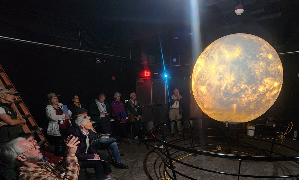 Fine-tuning one of our new exhibits at the soon-to-open Windows Center at @KittPeakNatObs! Come up for a preview as part of our McMath-Pierce Solar Telescope tour, daily at 10am: kpno.noirlab.edu 📷: NOIRLab/NSF/AURA/P. McMahon