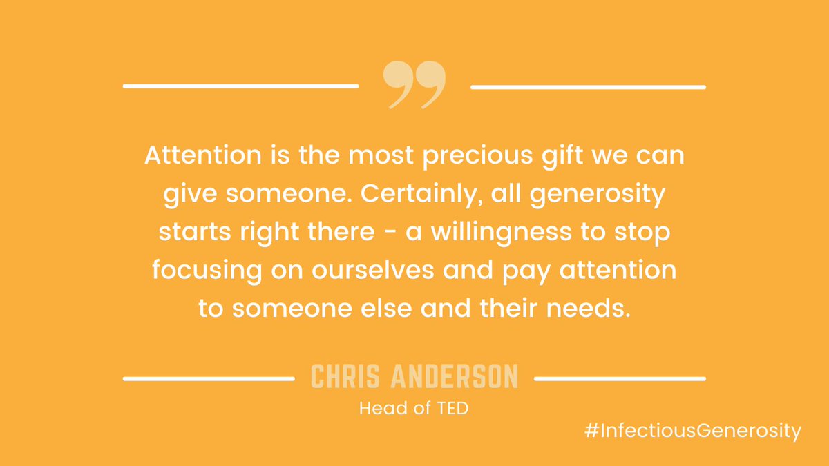 JeffHoffart's tweet image. It's #MotivationalMonday! Let's kick off the week with some #InfectiousGenerosity from @TEDchris . I pulled a few powerful quotes from Chris' book about the roles generosity and willingness play in what seems to be an increasingly divisive world.

#DoSomeGood @DoSomeGoodCA