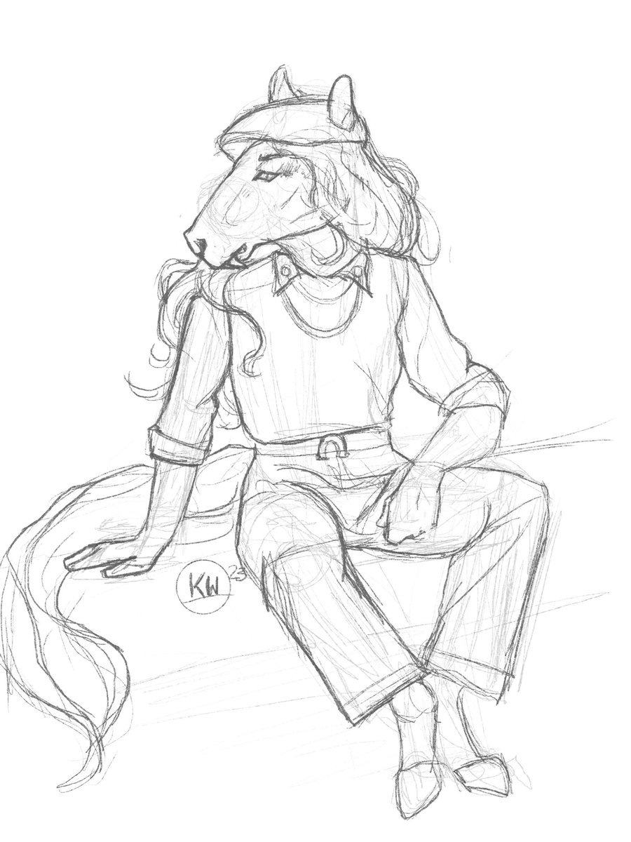 Calm and collect Kelpie. ☺️

Wip com for <a href="/KelpPisces/">Pisces Kelp</a>