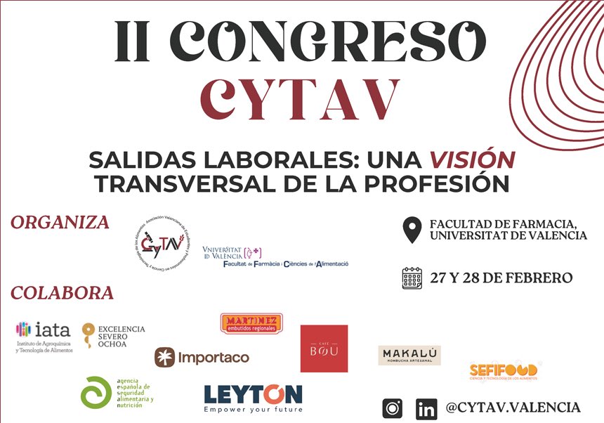 Nos vemos mañana a las 15,30h el en II Congreso CyTAV  Sala Charles Darwin de l’Aulari Interfacultatiu del Campus de Burjassot-Paterna para mi seminario taller “Gestiona tu talento: cómo mejorar tu perfil profesional” 
#rrhh #universidad #talento #coaching