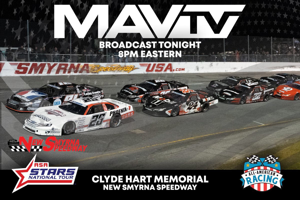 ICYMI: @MAVTV To Air Clyde Hart Memorial Tonight

Story: slms.info/24CHMtv

#ASASTARS 🏁