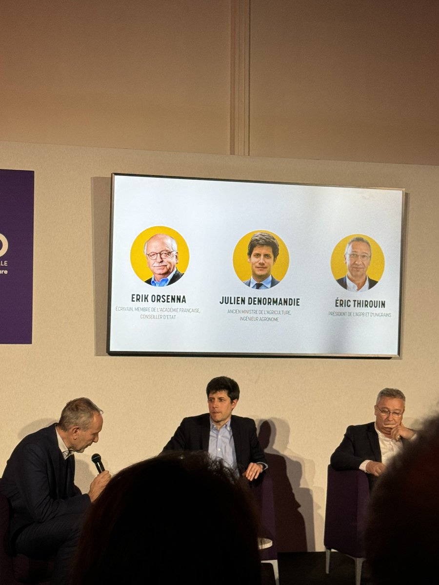 Conférence sur l’avenir de l’agriculture entre l’Europe et la France. Introduction d’Eric Thirouin président de l’AGPB.