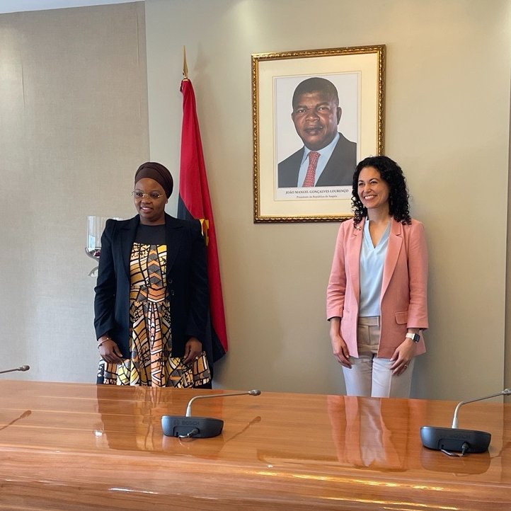 In Angola today, I met with Augusta de Carvalho Fortes, State Secretary for Commerce and Services, to discuss ways our countries can work to overcome the existing barriers to trade. #AgTradeMission