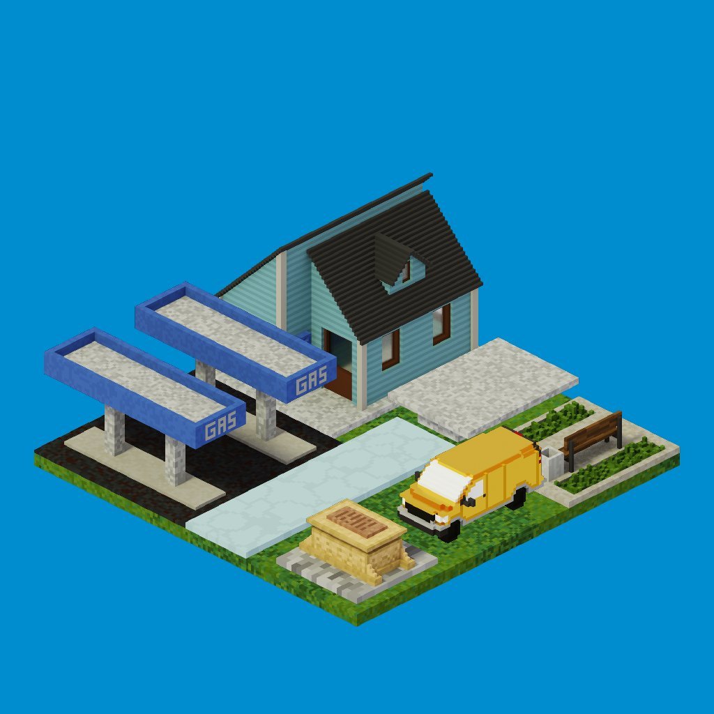 Luxy_io's tweet photo. What about a gas station on your land? ⛽️

New upcoming collection alert! 🐶💜

@Sys_Land is getting ready to launch soon on Luxy's Launchpad! 🚀

Check it out now! 🔗👉 https://t.co/kqCACpLNPK
