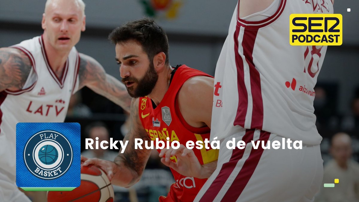 🏀 ¡@PlayBasketSER con @PacojoSER! 🎧🔂 15x19 → Ricky Rubio está de vuelta 🆕👕 Tertulia del retorno @rickyrubio9 con el @FCBbasket y Selección 🔎🇪🇸 Análisis de los partidos de @BaloncestoESP en la clasificación para el Eurobasket 2025 🟡 #SERPodcast 🔗 linktr.ee/PlayBasket